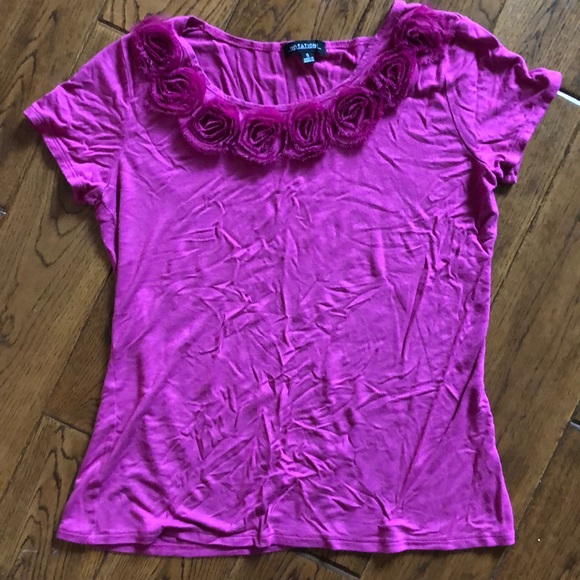 Notations Pink Shirt - Picture 1 of 3